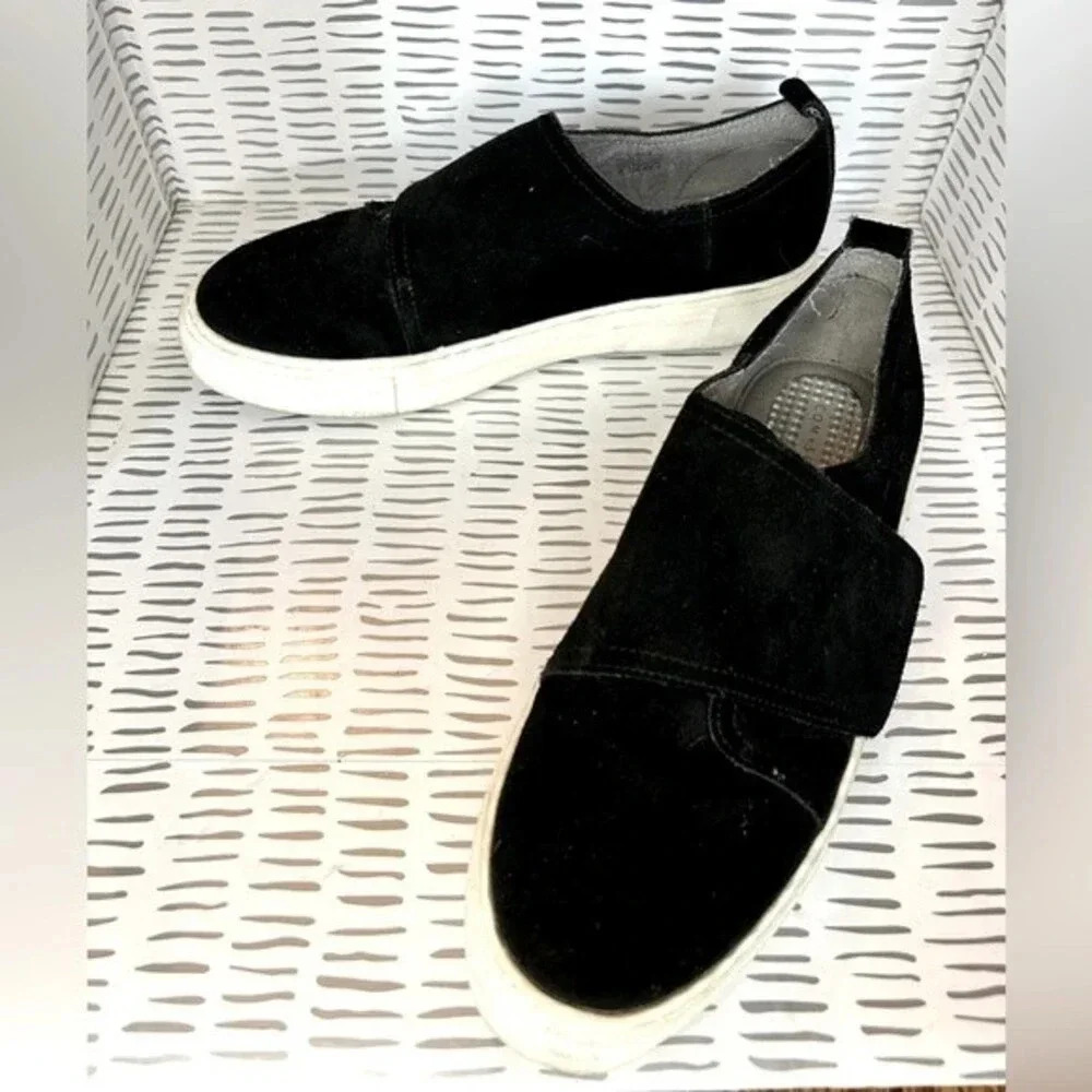 COM & SENS ‘Lidda’ Black Suede Platform‎ Sneakers size 8